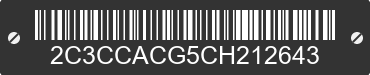 2012 CHRYSLER 300 2C3CCACG5CH212643 VIN decoded