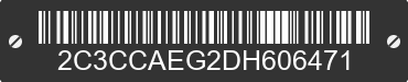 2013 CHRYSLER 300 2C3CCAEG2DH606471 VIN decoded