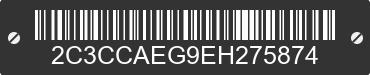 2014 CHRYSLER 300 2C3CCAEG9EH275874 VIN decoded