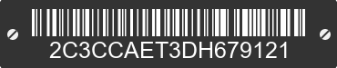 2013 CHRYSLER 300 2C3CCAET3DH679121 VIN decoded