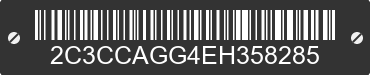 2014 CHRYSLER 300 2C3CCAGG4EH358285 VIN decoded