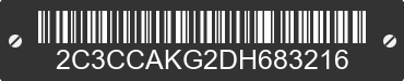 2013 CHRYSLER 300 2C3CCAKG2DH683216 VIN decoded