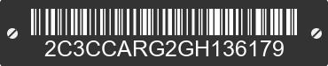 2016 CHRYSLER 300 2C3CCARG2GH136179 VIN decoded