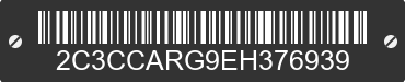 2014 CHRYSLER 300 2C3CCARG9EH376939 VIN decoded