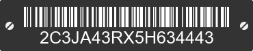 2005 CHRYSLER 300 2C3JA43RX5H634443 VIN decoded