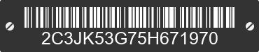 2005 CHRYSLER 300 2C3JK53G75H671970 VIN decoded