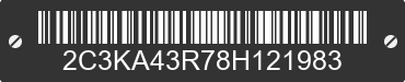 2008 CHRYSLER 300 2C3KA43R78H121983 VIN decoded