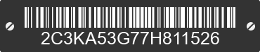 2007 CHRYSLER 300 2C3KA53G77H811526 VIN decoded