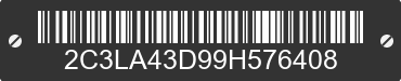 2009 CHRYSLER 300 2C3LA43D99H576408 VIN decoded