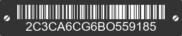 2011 CHRYSLER 300C 2C3CA6CG6BO559185 VIN decoded