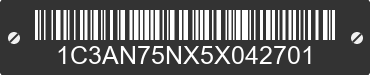 2005 CHRYSLER Crossfire 1C3AN75NX5X042701 VIN decoded