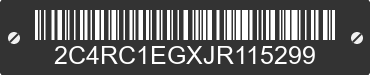 2018 CHRYSLER Pacifica 2C4RC1EGXJR115299 VIN decoded