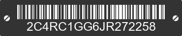 2018 CHRYSLER Pacifica 2C4RC1GG6JR272258 VIN decoded