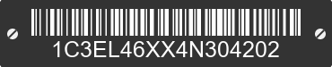 2004 CHRYSLER Sebring 1C3EL46XX4N304202 VIN decoded