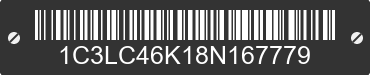 2008 CHRYSLER Sebring 1C3LC46K18N167779 VIN decoded