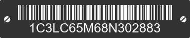 2008 CHRYSLER Sebring 1C3LC65M68N302883 VIN decoded