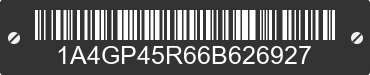 2006 CHRYSLER Town and Country 1A4GP45R66B626927 VIN decoded