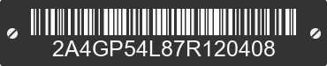 2007 CHRYSLER Town and Country 2A4GP54L87R120408 VIN decoded