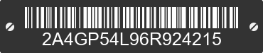2006 CHRYSLER Town and Country 2A4GP54L96R924215 VIN decoded