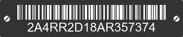 2010 CHRYSLER Town and Country 2A4RR2D18AR357374 VIN decoded