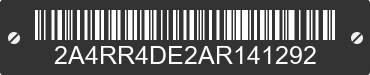 2010 CHRYSLER Town and Country 2A4RR4DE2AR141292 VIN decoded