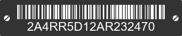2010 CHRYSLER Town and Country 2A4RR5D12AR232470 VIN decoded