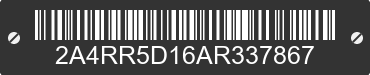 2010 CHRYSLER Town and Country 2A4RR5D16AR337867 VIN decoded