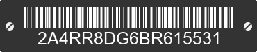 2011 CHRYSLER Town and Country 2A4RR8DG6BR615531 VIN decoded