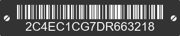 2013 CHRYSLER Town and Country 2C4EC1CG7DR663218 VIN decoded