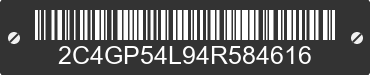 2004 CHRYSLER Town and Country 2C4GP54L94R584616 VIN decoded