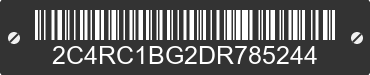 2013 CHRYSLER Town and Country 2C4RC1BG2DR785244 VIN decoded