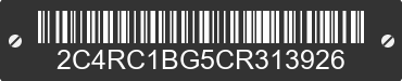 2012 CHRYSLER Town and Country 2C4RC1BG5CR313926 VIN decoded