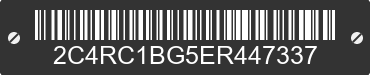 2014 CHRYSLER Town and Country 2C4RC1BG5ER447337 VIN decoded