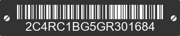 2016 CHRYSLER Town and Country 2C4RC1BG5GR301684 VIN decoded
