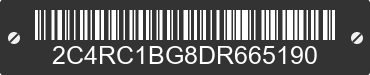 2013 CHRYSLER Town and Country 2C4RC1BG8DR665190 VIN decoded