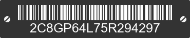 2005 CHRYSLER Town and Country 2C8GP64L75R294297 VIN decoded