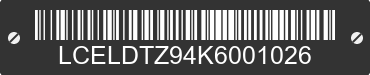 2019 CHUNFENG Chunfeng ATV LCELDTZ94K6001026 VIN decoded