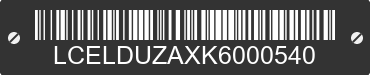2019 CHUNFENG Chunfeng ATV LCELDUZAXK6000540 VIN decoded