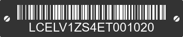 2014 CHUNFENG Chunfeng ATV LCELV1ZS4ET001020 VIN decoded