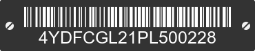 2023 COUGAR Cougar 4YDFCGL21PL500228 VIN decoded