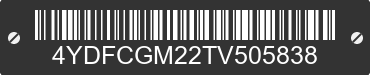 2026 COUGAR Cougar 4YDFCGM22TV505838 VIN decoded