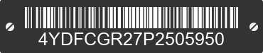 2023 COUGAR Cougar 4YDFCGR27P2505950 VIN decoded
