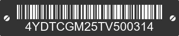 2026 COUGAR Cougar 4YDTCGM25TV500314 VIN decoded