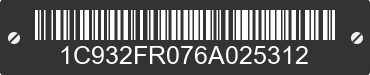 2006 C.R. WARREN MANUFACTURING C.R. Warren Manufacturing 1C932FR076A025312 VIN decoded