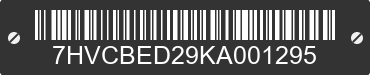 2019 CRITERION Criterion 7HVCBED29KA001295 VIN decoded