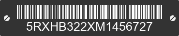 2021 CRUISER RV MPG 5RXHB322XM1456727 VIN decoded