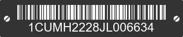 2018 CUSHMAN Haulster 1CUMH2228JL006634 VIN decoded
