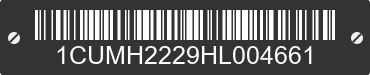 2017 CUSHMAN Haulster 1CUMH2229HL004661 VIN decoded