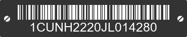 2018 CUSHMAN Haulster 1CUNH2220JL014280 VIN decoded