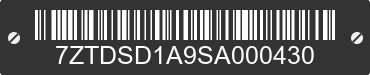 2025 DACH Dach 7ZTDSD1A9SA000430 VIN decoded